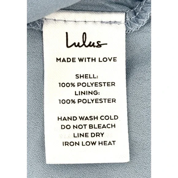 Lulus Exceedingly Elegant Midi Dress Sz Medium Blue Floral Applique Bustier NWT - Picture 11 of 11